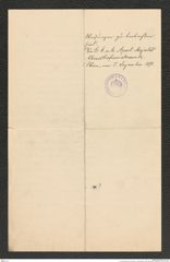 k.k. naturhistorisches Hofmuseum, Intendanzakten 1885-1896 (Hauer), Aktenzahl Z.714/1891, Seite 4